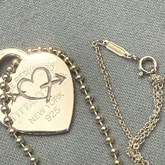 Tiffany & Co. Silver Heart Necklace - Picture 3 of 6
